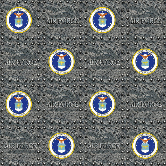 Air Force Military Grate Sykel Cotton Fabric 1554-AF